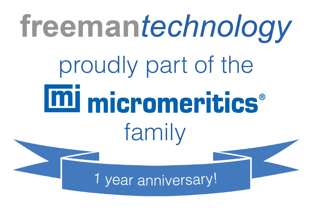Celebrating 1 year - proudly part of the Micromeritics family