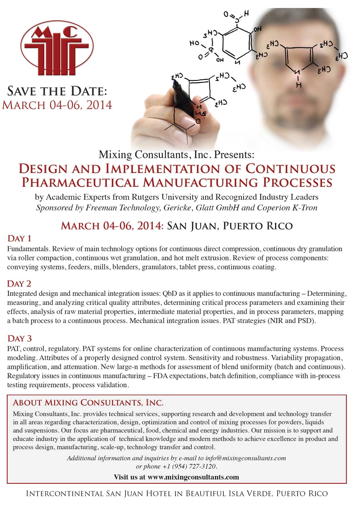 Design and implementation of continuous pharmaceutical manufacturing processes course